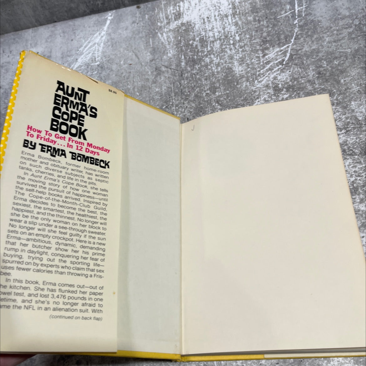 aunt erma's cope book how to get from monday to friday . . . in 12 days book, by Erma Bombeck, 1979 Hardcover image 4