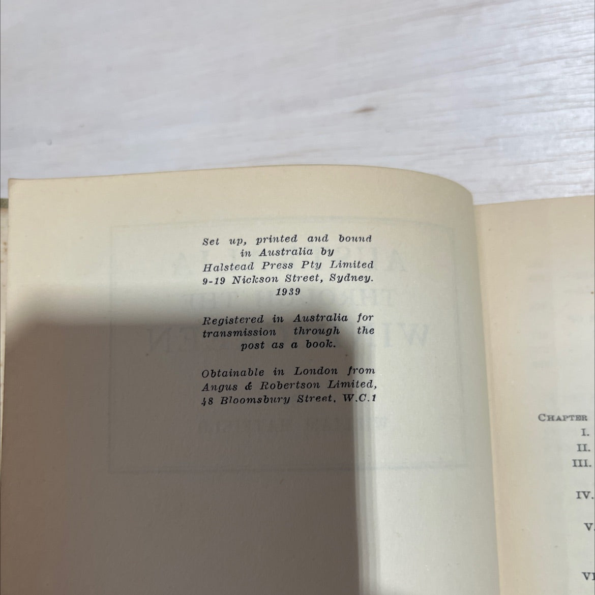 australia through the windscreen book, by william hatfield, 1939 Hardcover image 3