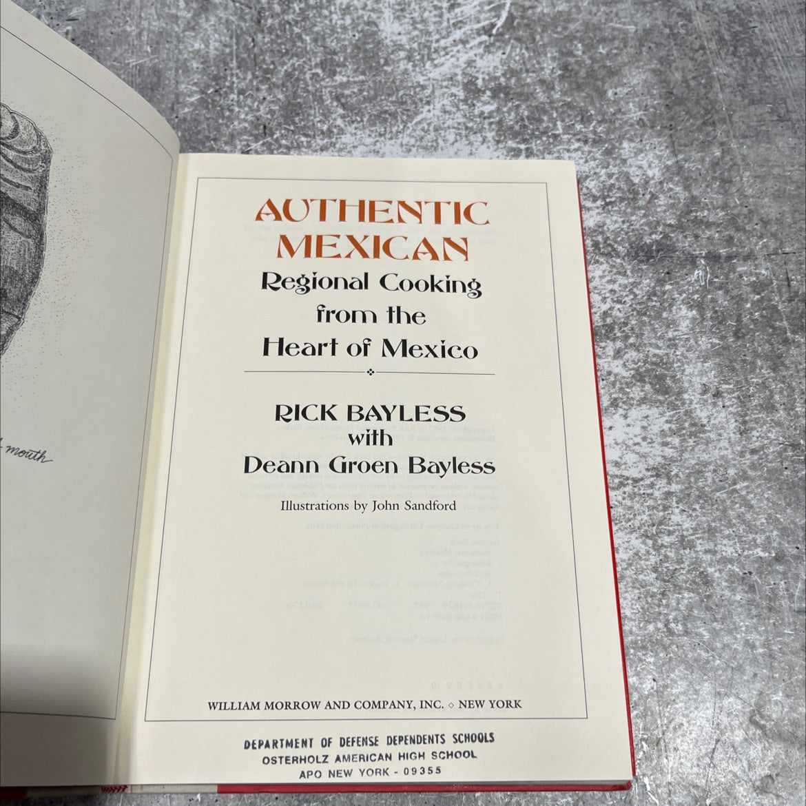 authentic mexican book, by Rick Bayless, 1987 Hardcover image 2