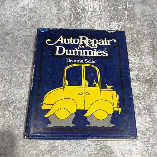 auto repair dummies book, by Deanna Sclar, 1976 Hardcover image 1