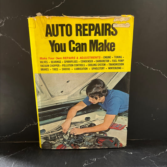 auto repairs you can make book, by Paul Weissler, 1977 Hardcover image 1