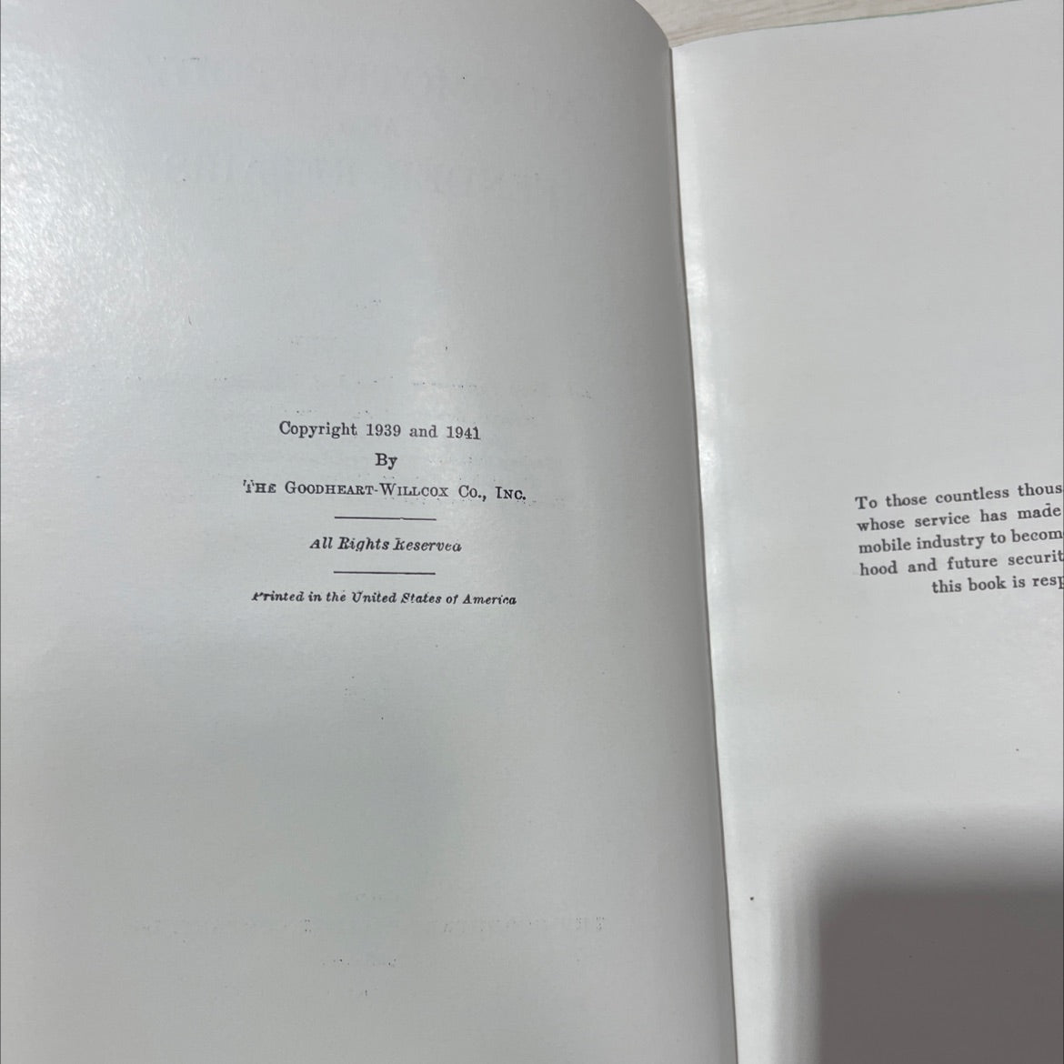 automotive body and fender repairs book, by C. E. packer, 1947 Leather, Antique image 3