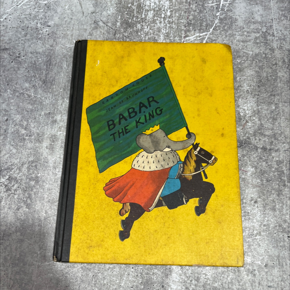 babar the king book, by jean de brunhoff, 1963 Hardcover image 1