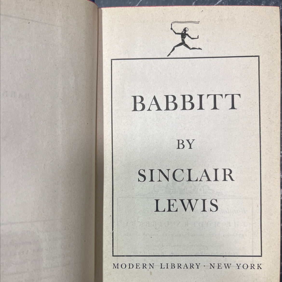 babbitt book, by sinclair lewis, 1922 Hardcover image 2