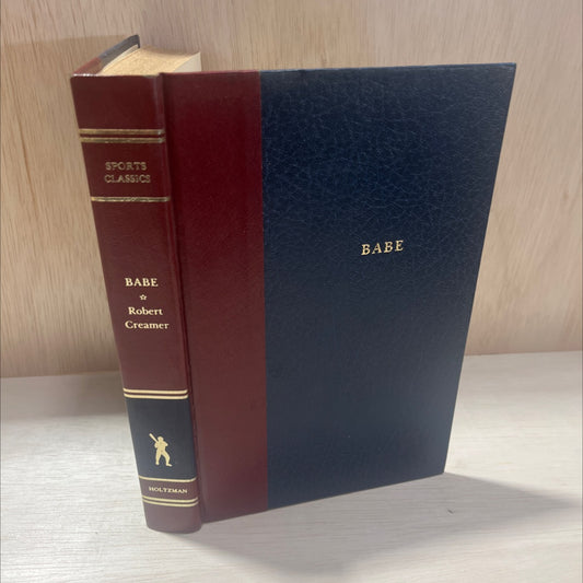 SIGNED babe the legend comes to life book, by robert w. creamer, 1974 Leather, Vintage image 1