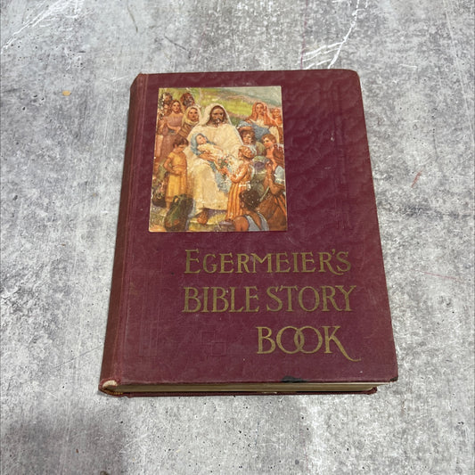 baby moses bible story book book, by elsie e. egermeier, 1939 Hardcover image 1