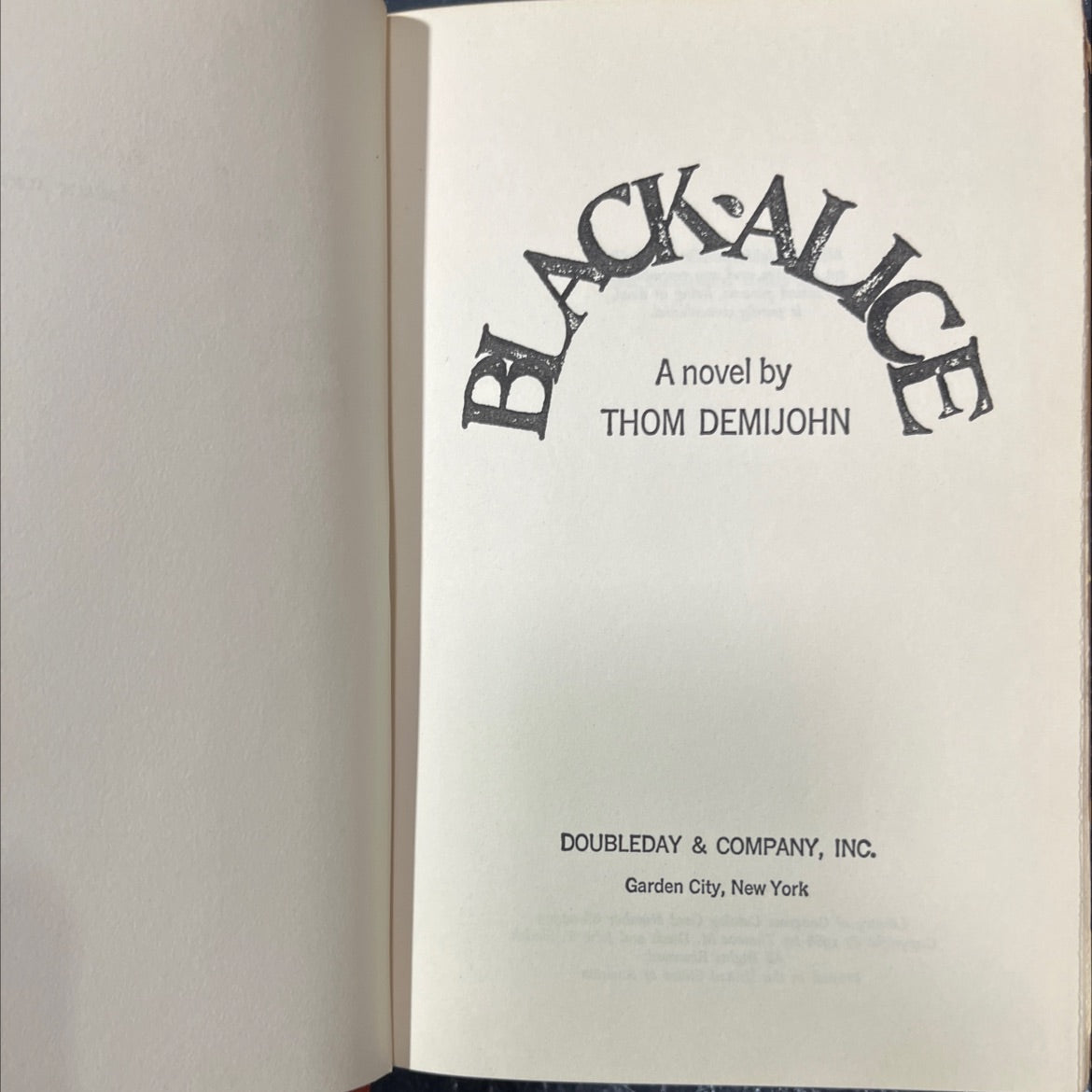 backalics book, by thom demijohn, 1968 Hardcover image 2