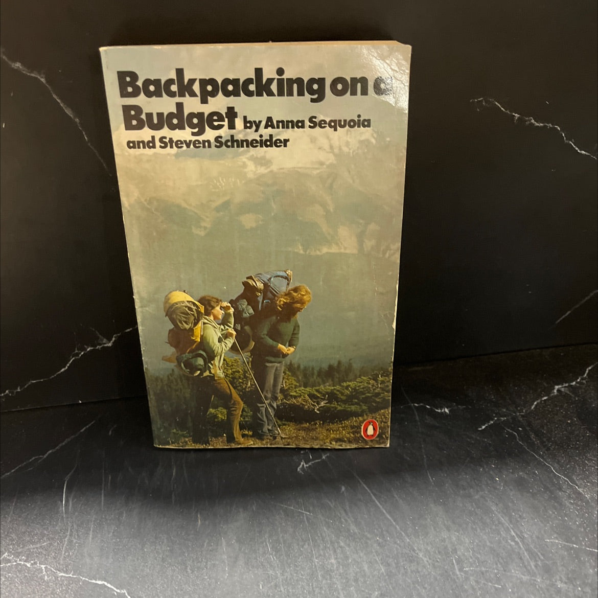 backpacking on a budget book, by anna sequoia and steven schneider, 1979 Paperback image 1