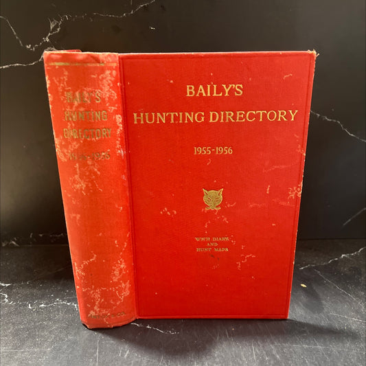 baily's hunting directory 1955-1956 with diary and hunt maps book, by unknown, 1955 Hardcover image 1