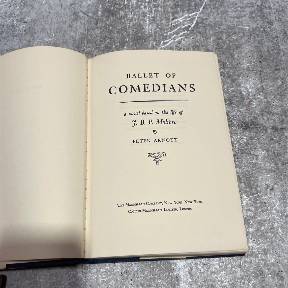 ballet of comedians book, by peter arnett, 1971 Hardcover image 2