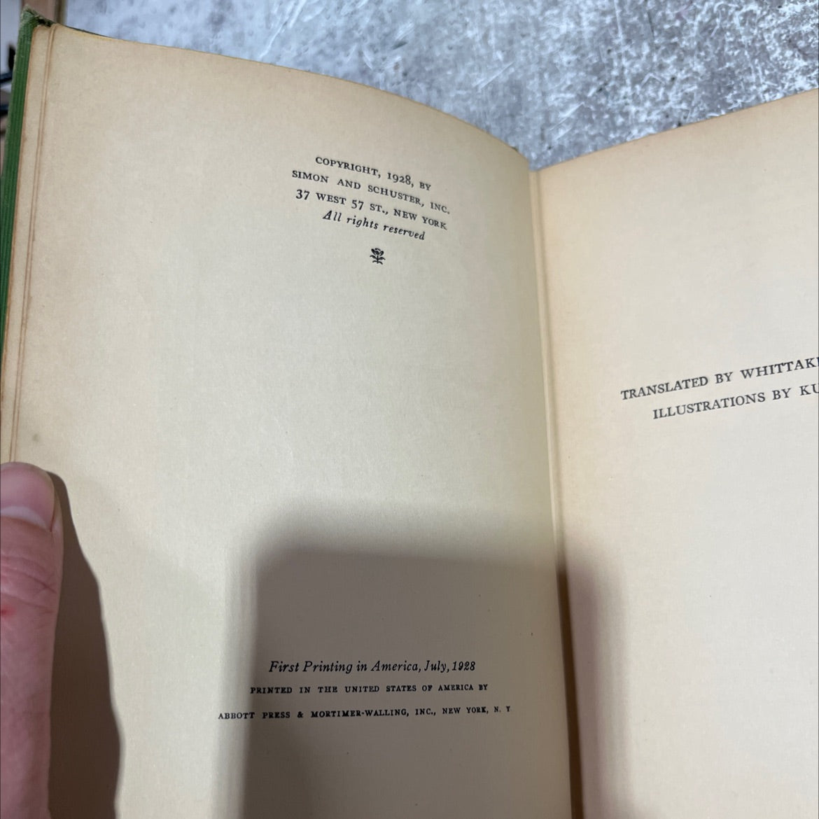 bambi a life in the woods book, by felix salten, 1928 Hardcover image 3