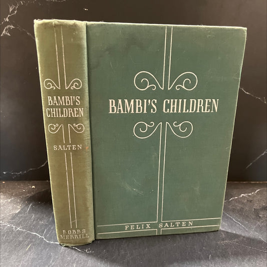 bambi's children book, by felix salten, 1939 Hardcover image 1