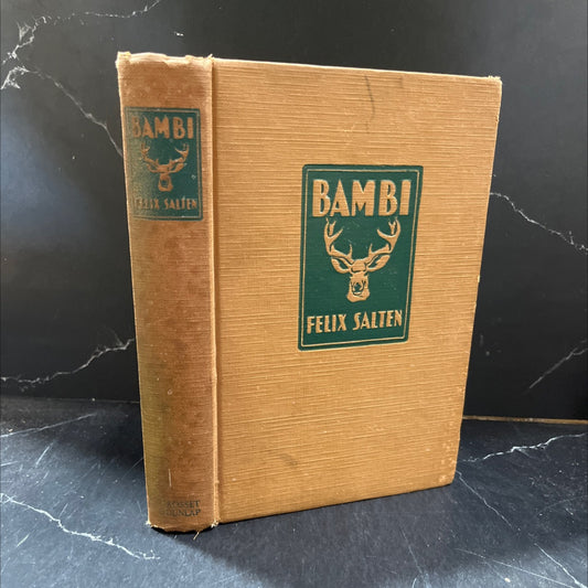 bambi book, by felix salten, 1929 Hardcover image 1
