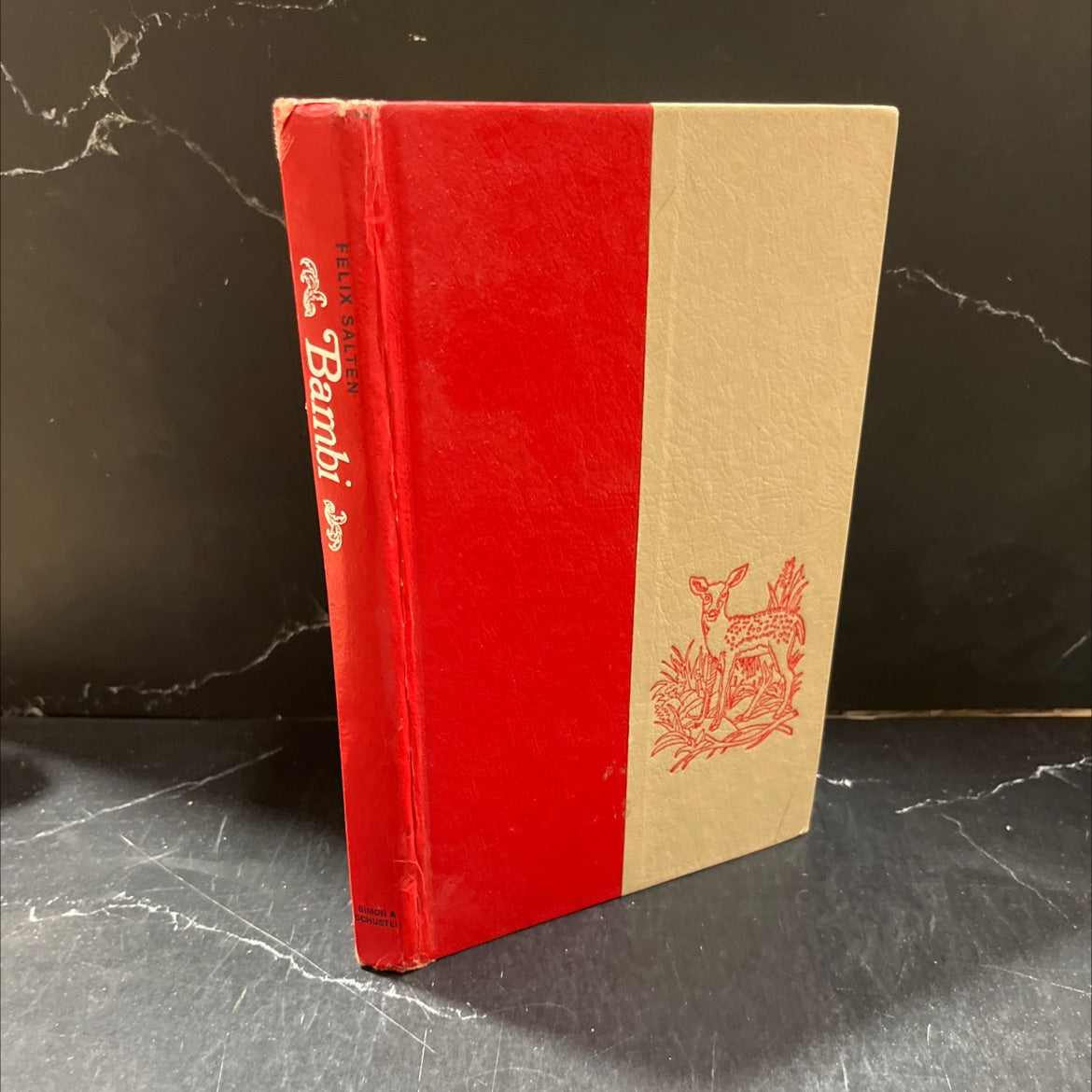 bambi book, by felix salten, 1956 Hardcover image 1