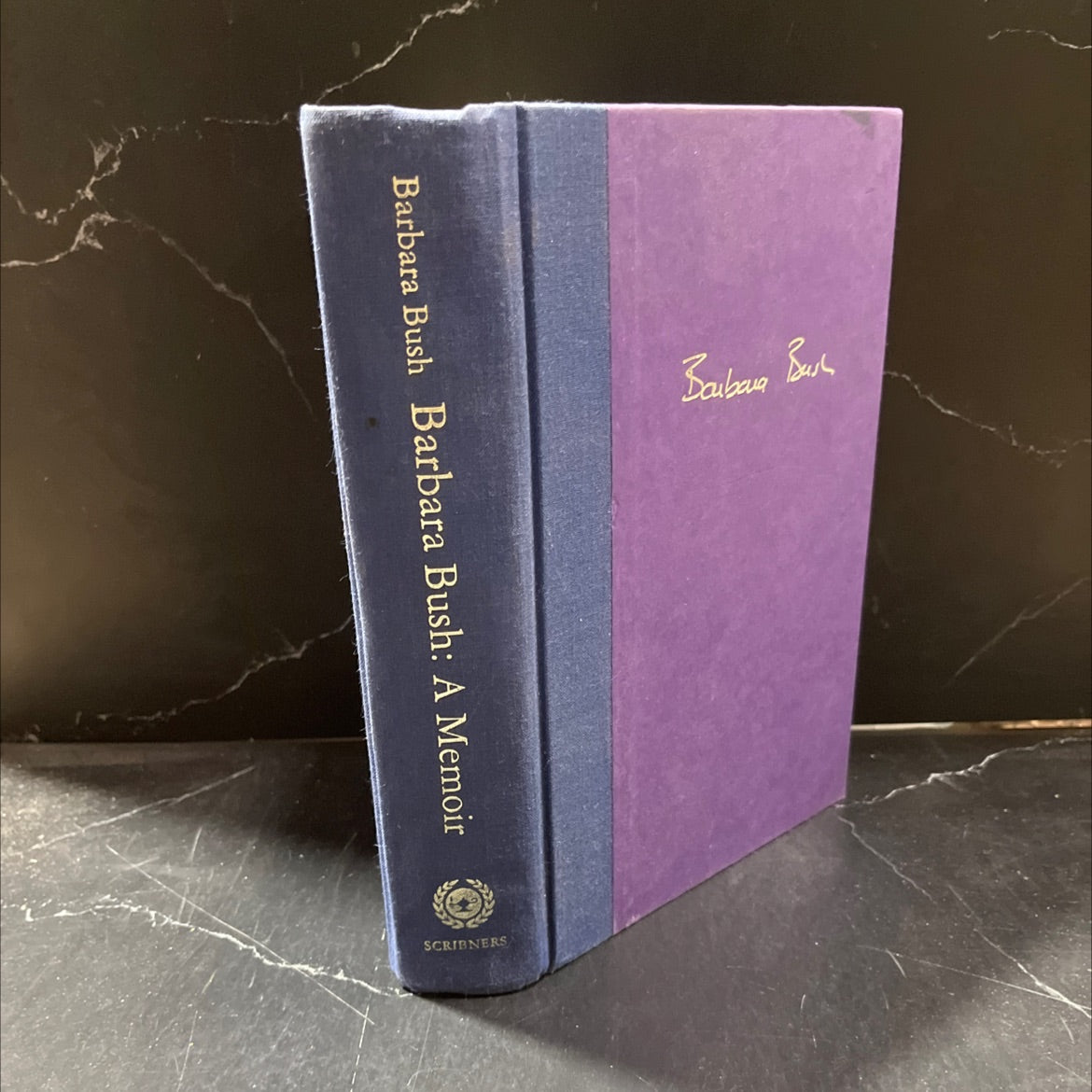 SIGNED barbara bush: a memoir book, by barbara bush, 1994 Hardcover image 1