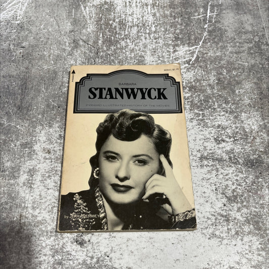 barbara stanwyck book, by jerry vermilye, 1975 Paperback image 1