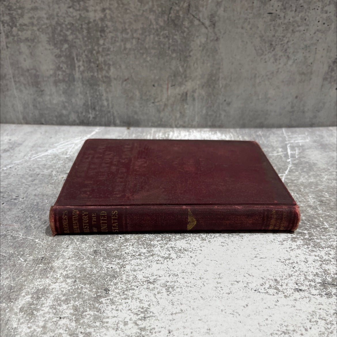 barnes's elementary history of the united states told in biographies book, by james baldwin, 1908 Hardcover image 4