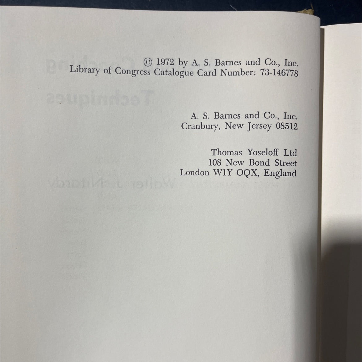 baseball coaching techniques book, by Walter J. Nitardy, 1972 Hardcover image 3