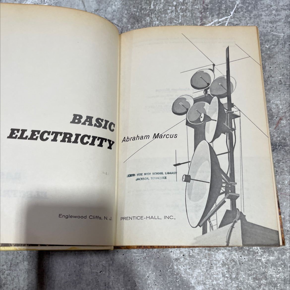 basic electricity book, by abraham marcus, 1958 Hardcover image 2