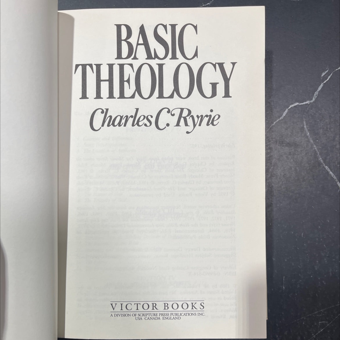basic theology book, by Charles C. Ryrie, 1986 Hardcover image 2