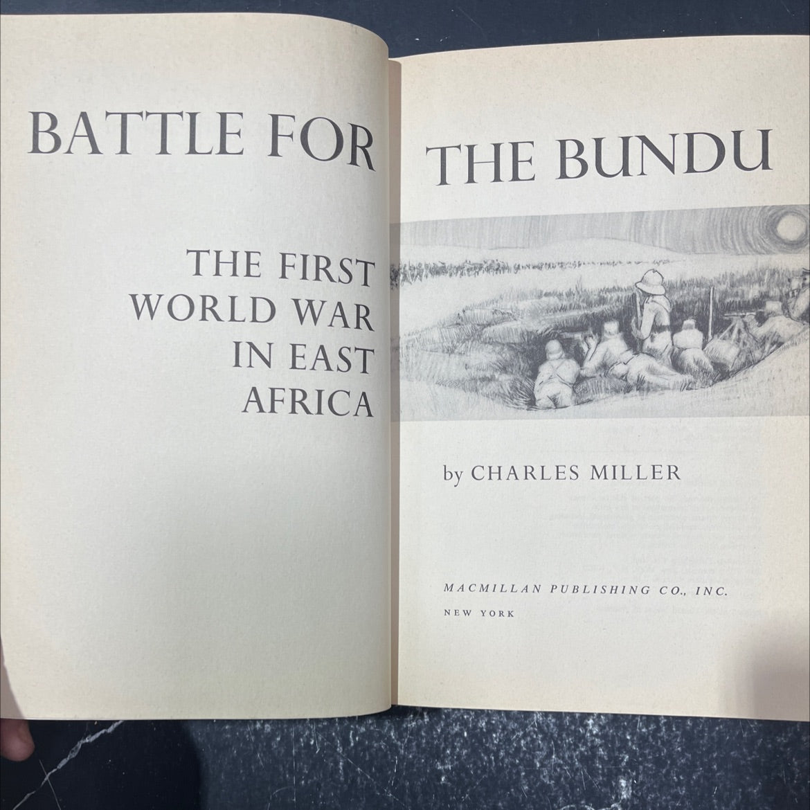 battle for the bundu; the first world war in east africa book, by charles miller, 1974 Hardcover image 2