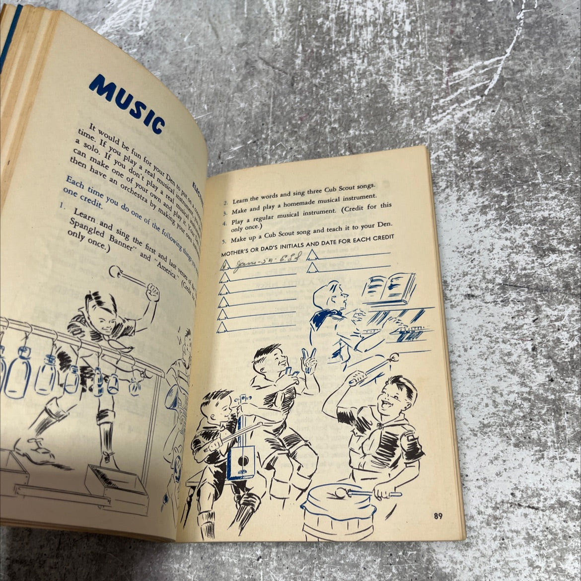 bear cub scout book book, by boy scouts of america, 1948 Paperback image 4