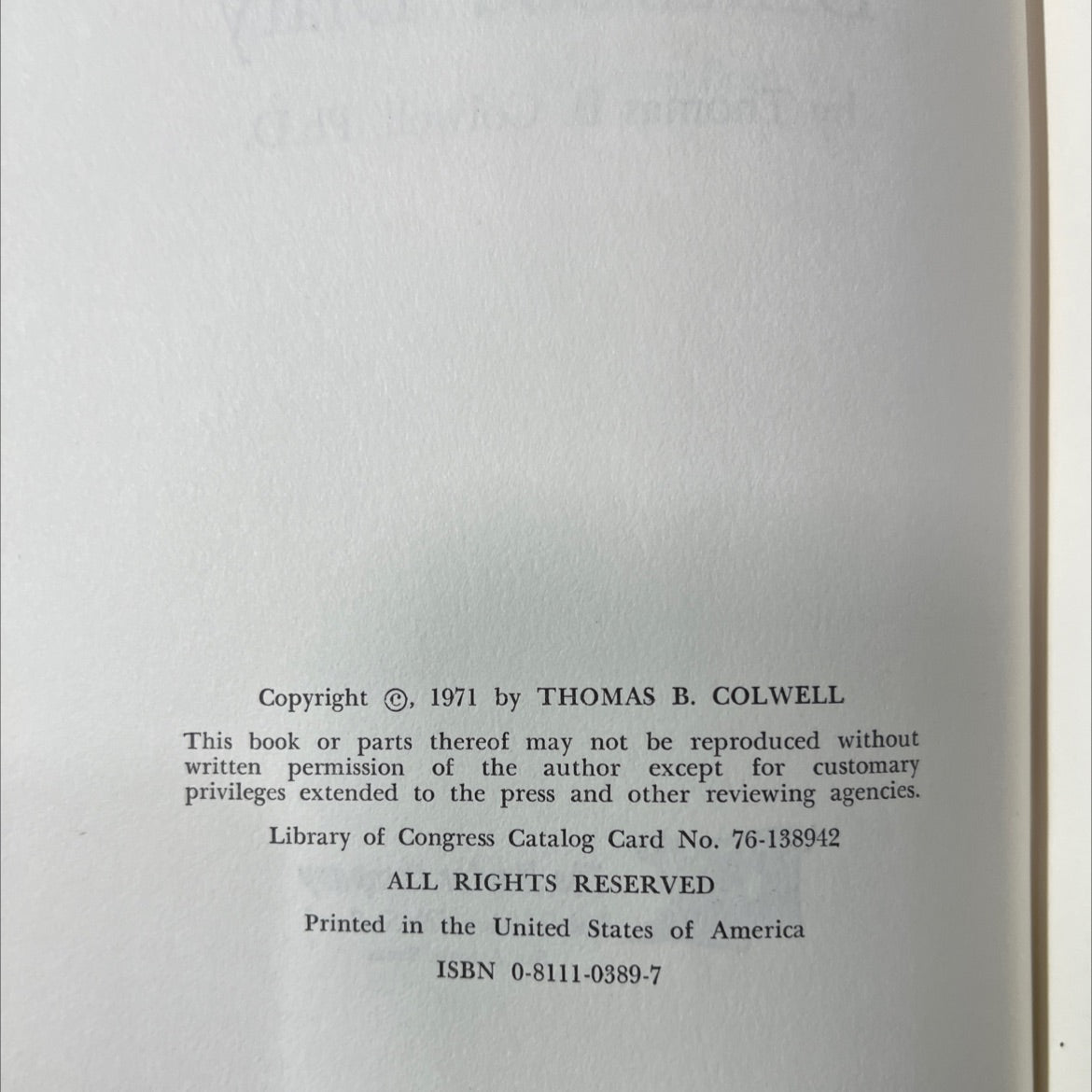 SIGNED beat driftwood diary book, by thomas b. colwell, ph.d., 1971 Hardcover, Vintage image 3