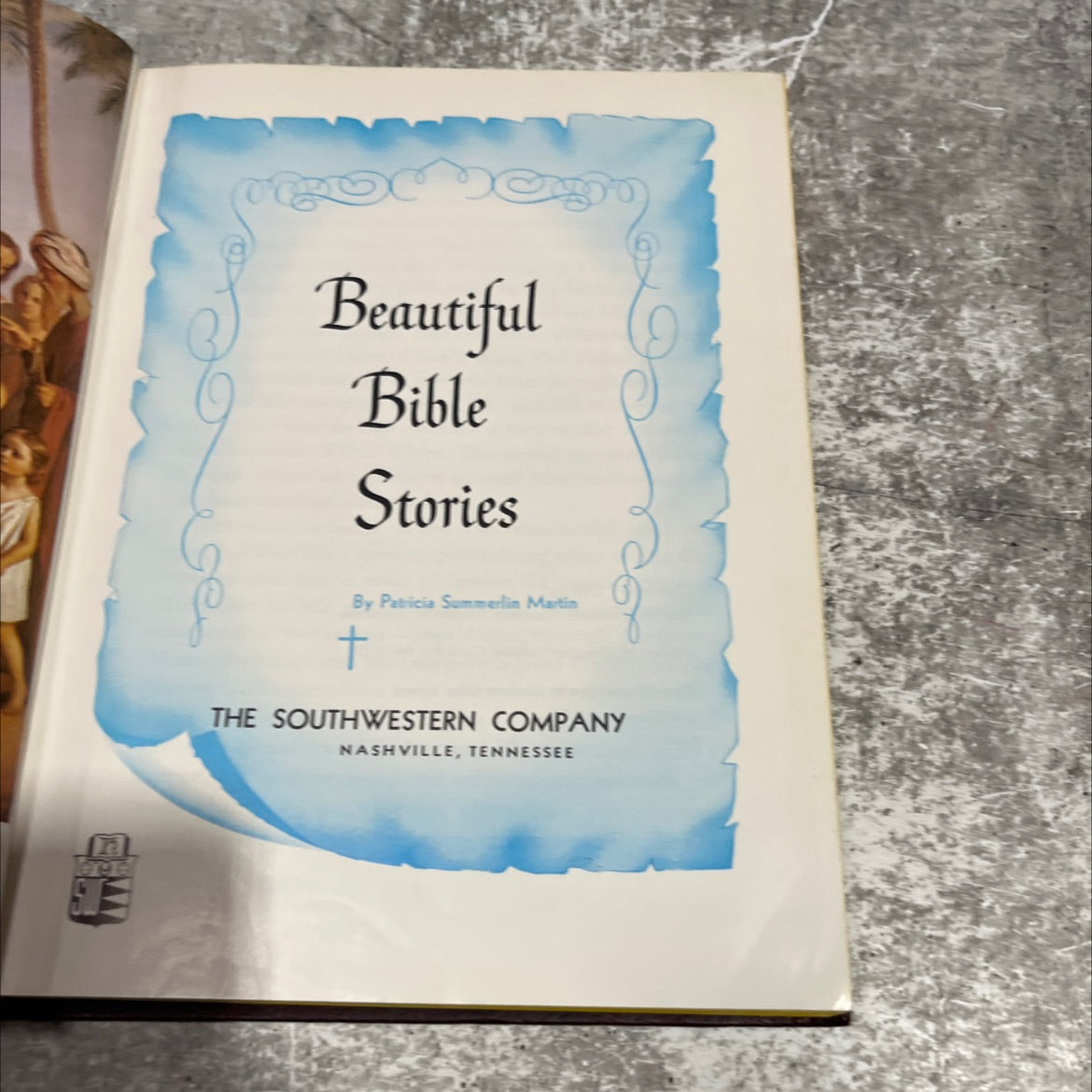 beautiful bible stories book, by patricia summerlin martin, 1964 Hardcover image 2