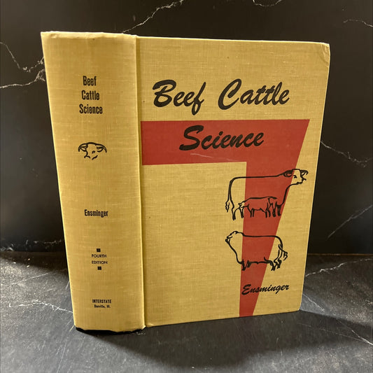 beef cattle science book, by m. e. ensminger, 1968 Hardcover image 1