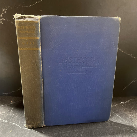 beethoven master musician book, by madeleine goss, 1935 Hardcover image 1