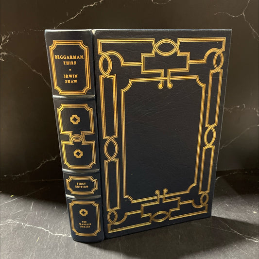 beggarman, thief book, by irwin shaw, 1977 Leather image 1
