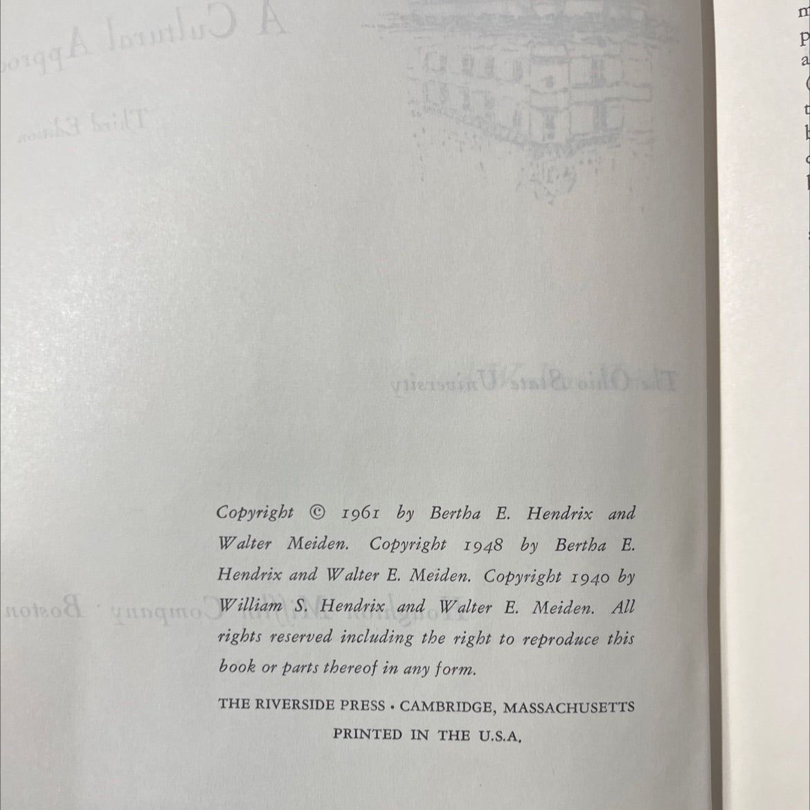 beginning french book, by william s. hendrix and walter meiden, 1961 Hardcover image 3