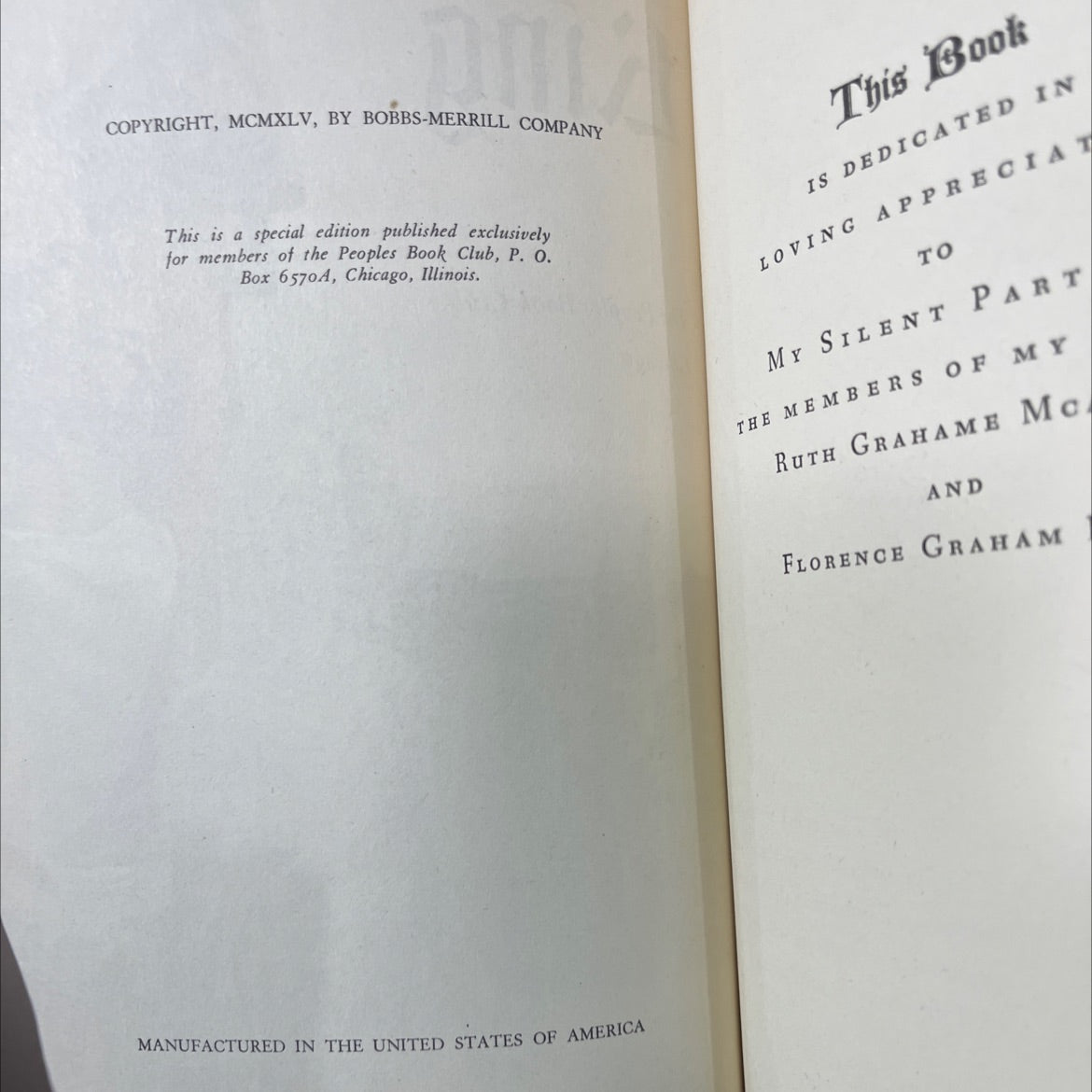 behold your king book, by florence marvyne bauer, 1945 Hardcover image 3