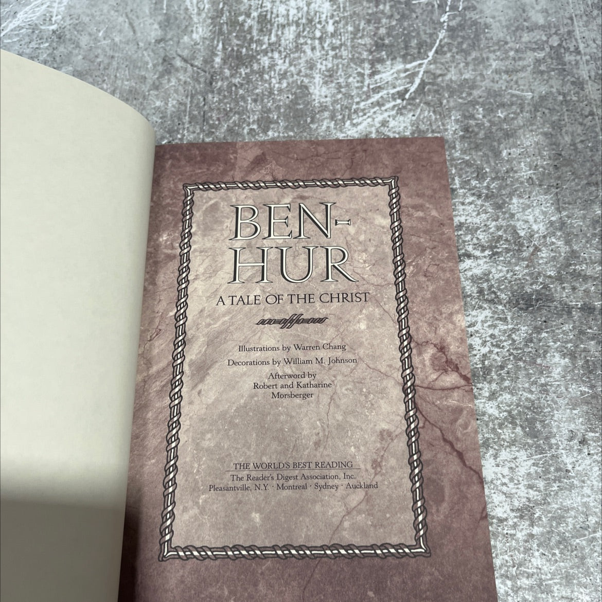 ben hur a tale of the christ book, by Lew Wallace, 1992 Hardcover image 2