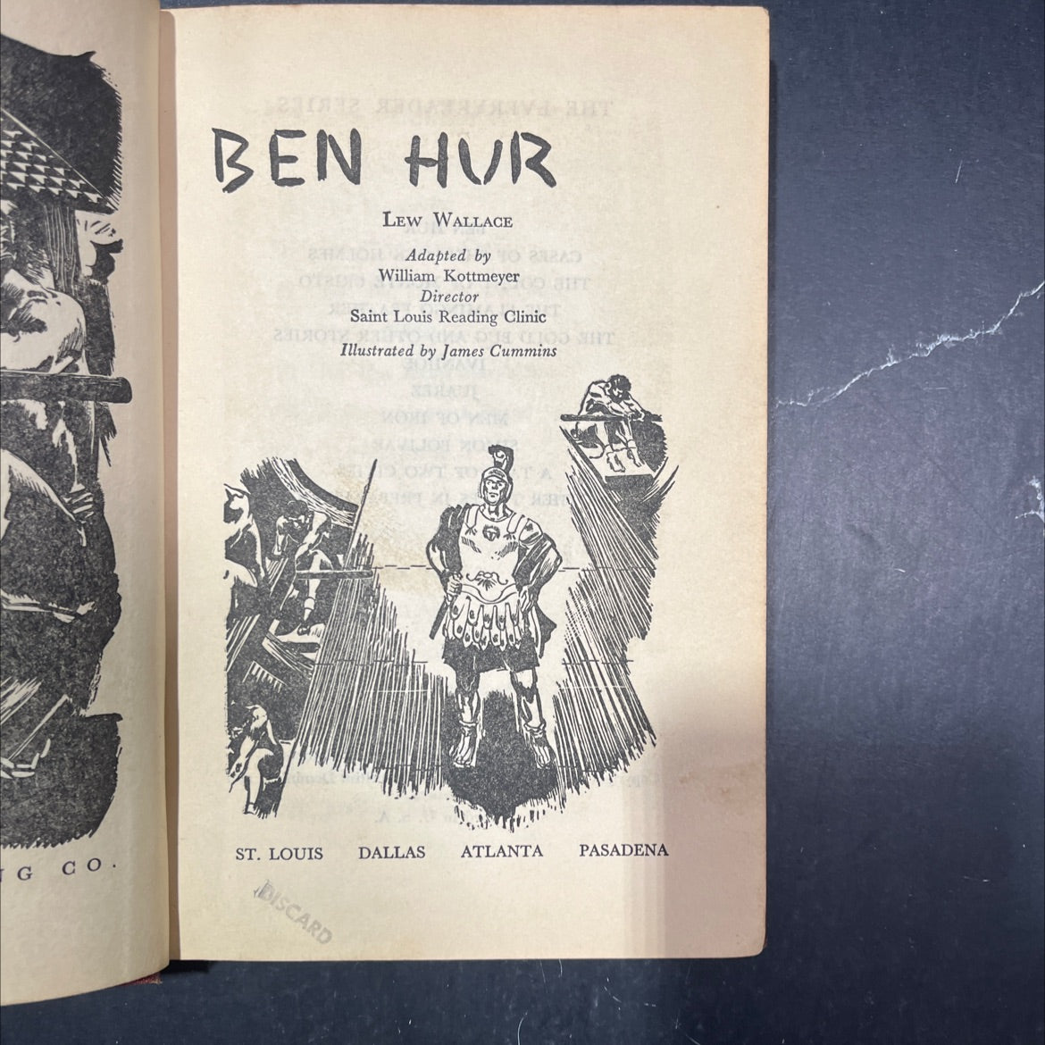 ben hur book, by lew wallace, 1949 Hardcover image 2