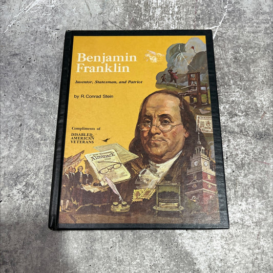 benjamin franklin inventor, statesman, and patriot book, by R. Conrad Stein, 1972 Hardcover image 1
