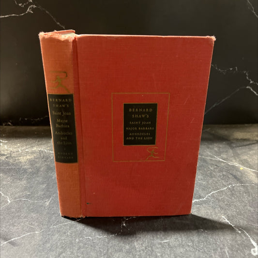bernard shaw's saint joan major barbara androcles and the lion book, by george bernard shaw, 1952 Hardcover image 1