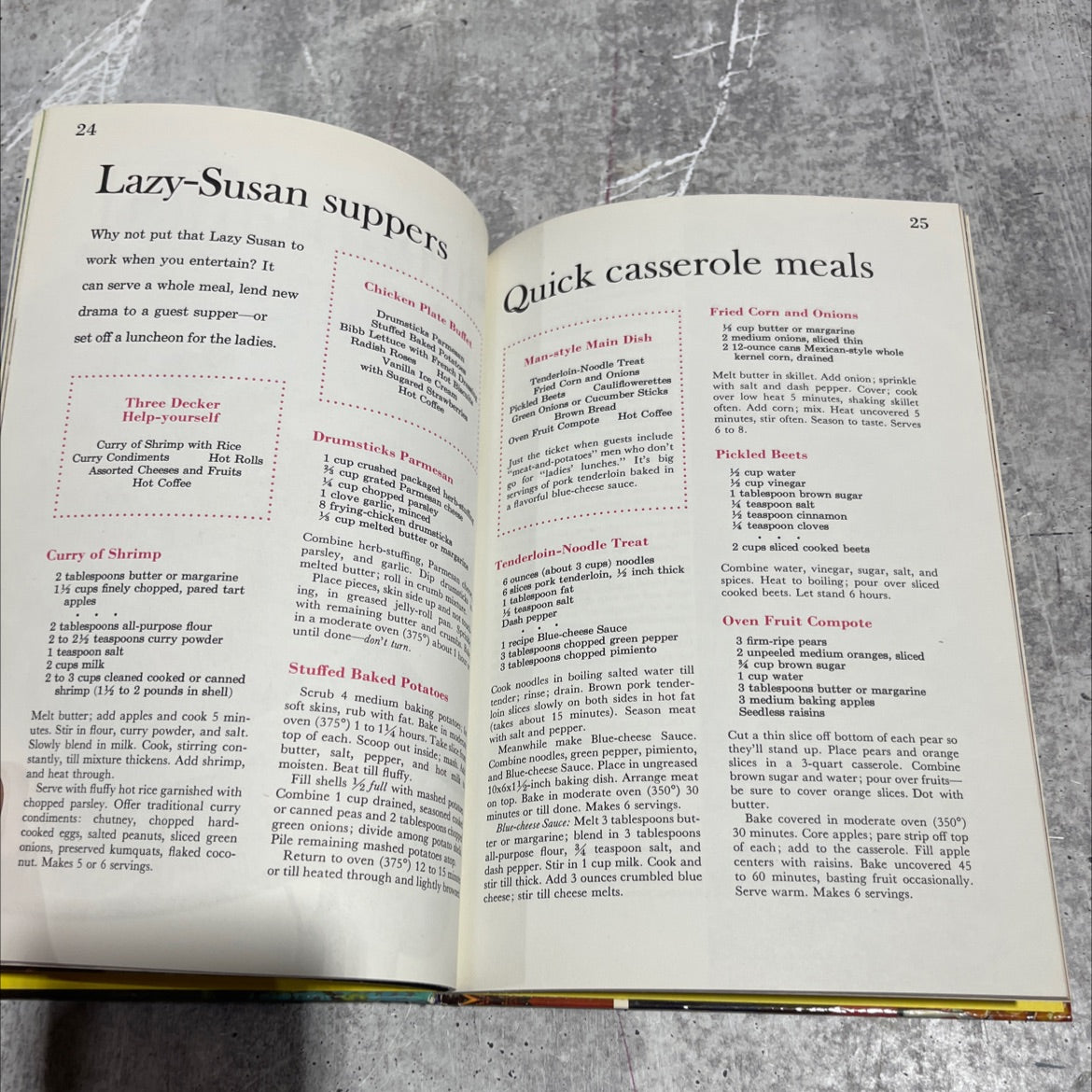 best buffets book, by editors of better homes and gardens, 1963 Hardcover image 4