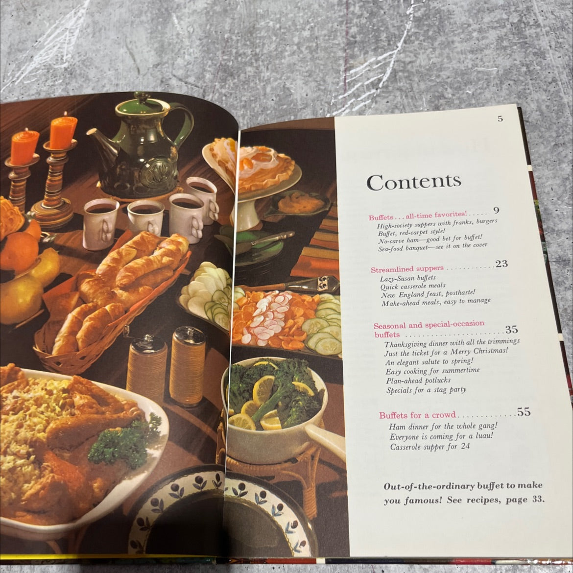 best buffets book, by editors of better homes and gardens, 1963 Hardcover image 3