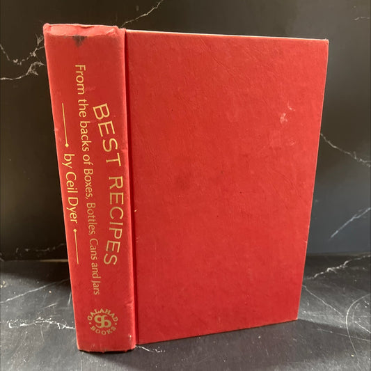 best recipes from the backs of boxes, bottles, cans and jars book, by Ceil Dyer, 1993 Hardcover image 1