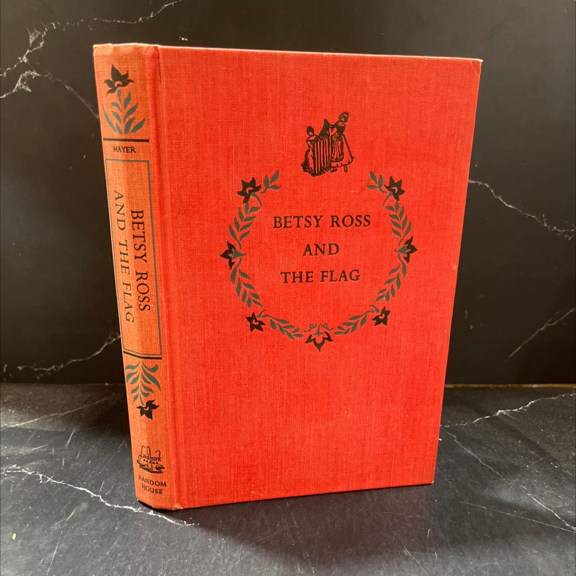 betsy ross and the flag book, by jane mayer, 1952 Hardcover image 1