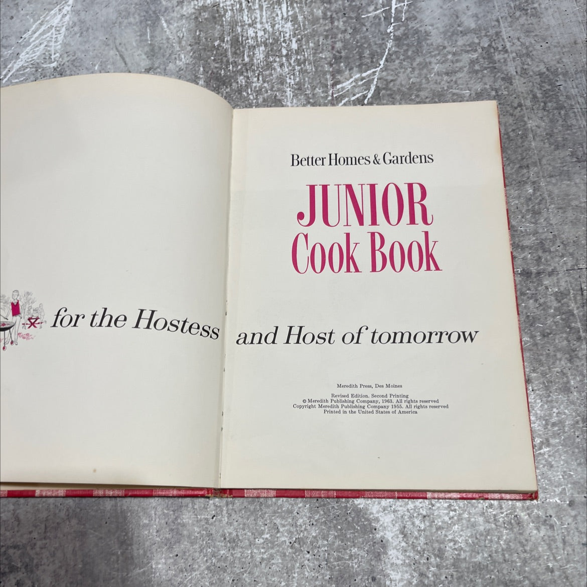 better homes & gardens junior cook book for the hostess and host of tomorrow book, by unknown, 1963 Hardcover image 2