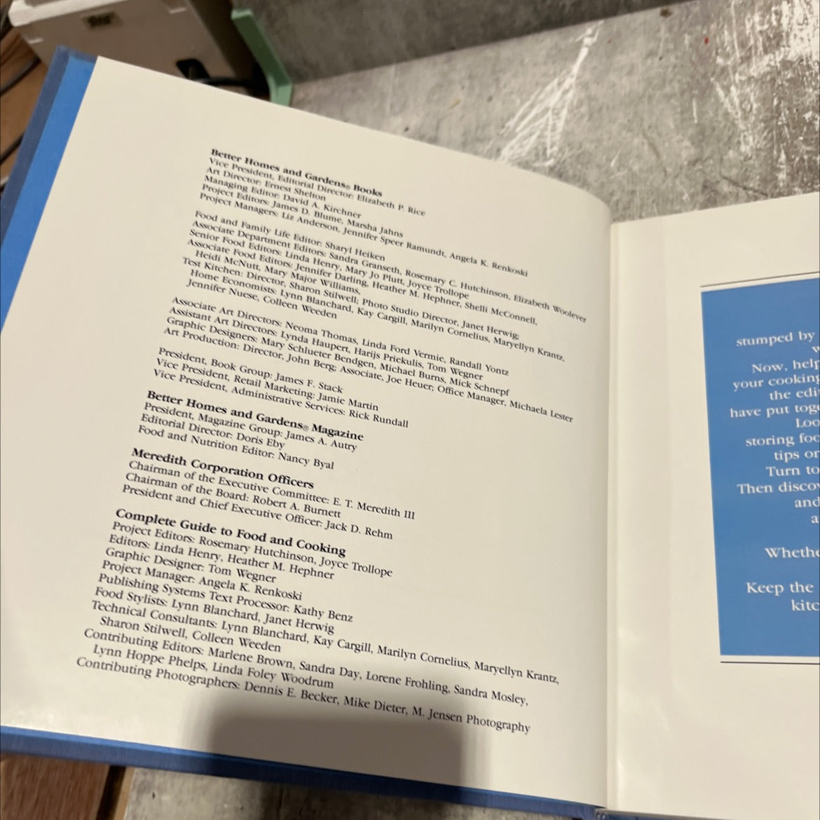 better homes and gardens complete guide to food and cooking book, by homer a adgar, 1991 Hardcover image 3