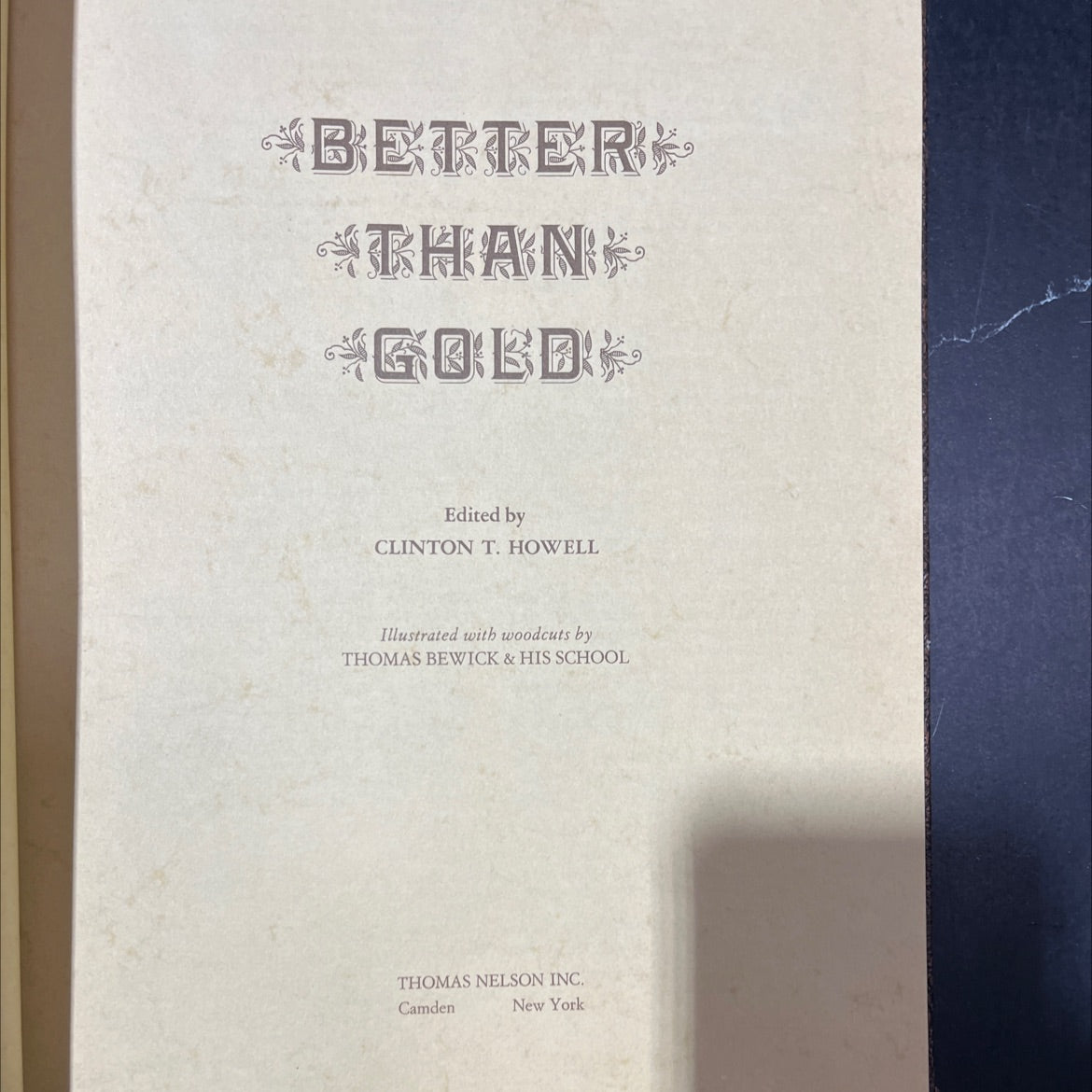better than gold book, by clinton t. howell, 1970 Hardcover image 2