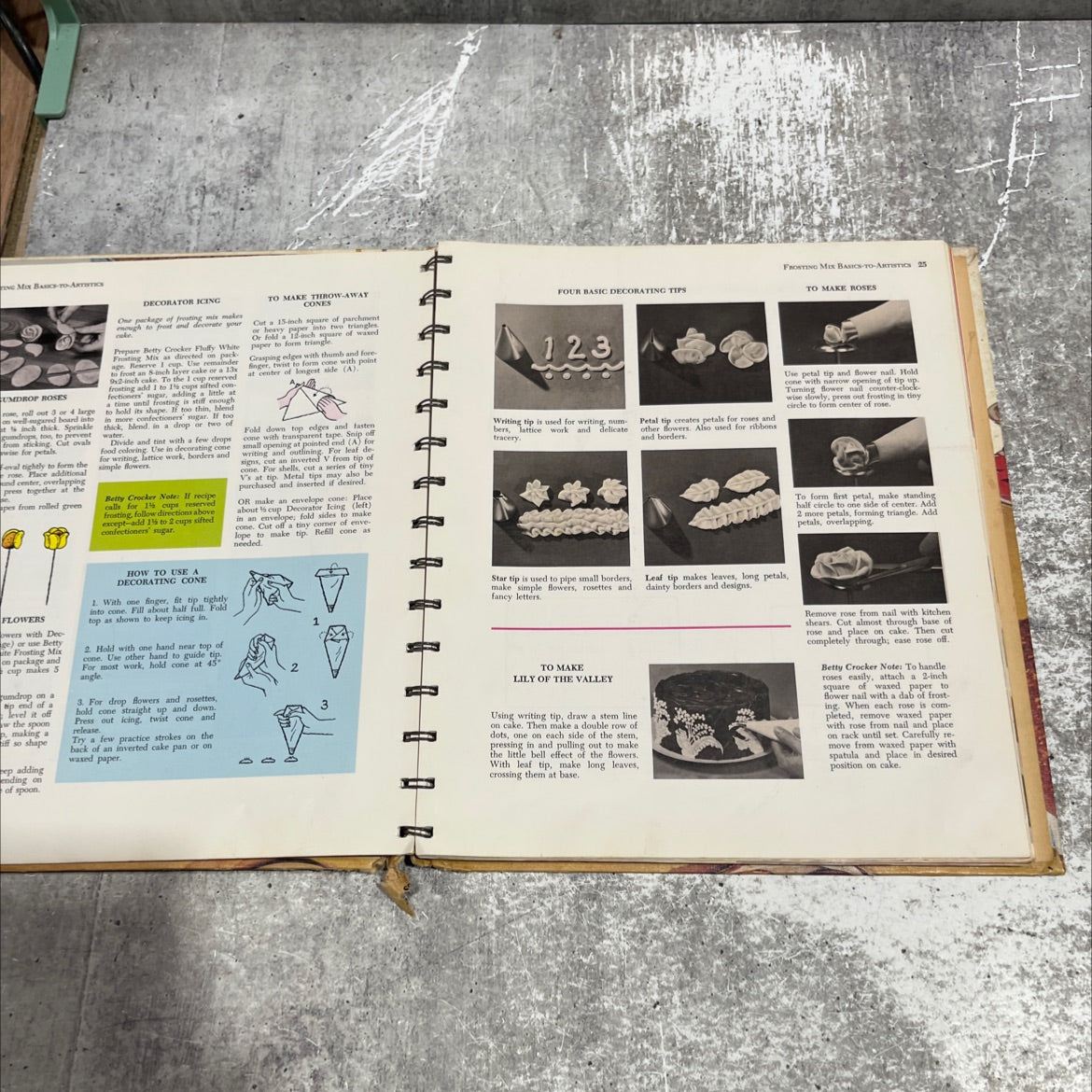 betty crocker's cake and frosting mix cookbook book, by betty crocker, 1966 Hardcover image 3