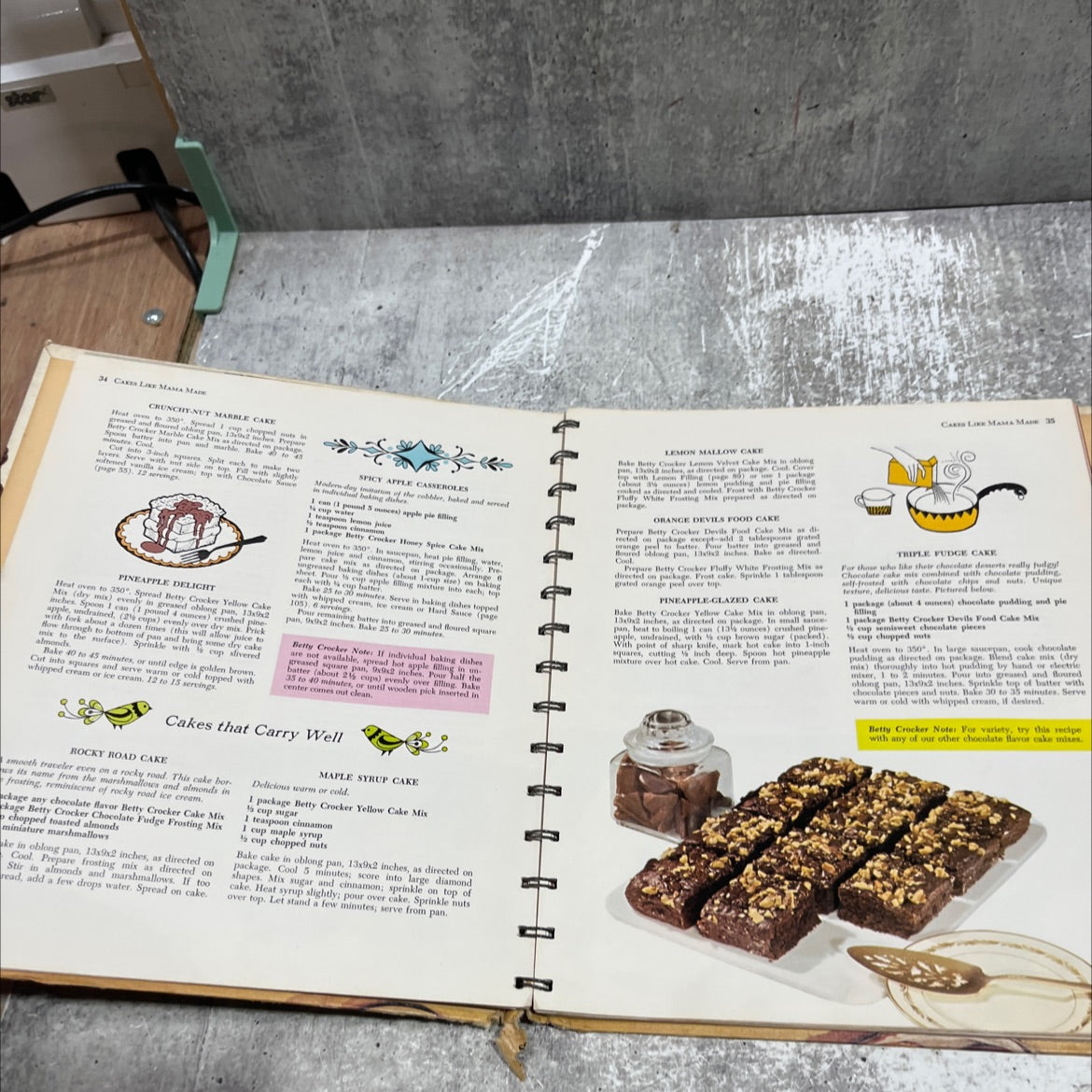 betty crocker's cake and frosting mix cookbook book, by betty crocker, 1966 Hardcover image 4