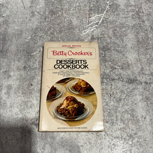 betty crocker's desserts cookbook book, by betty crocker, 1975 Paperback image 1