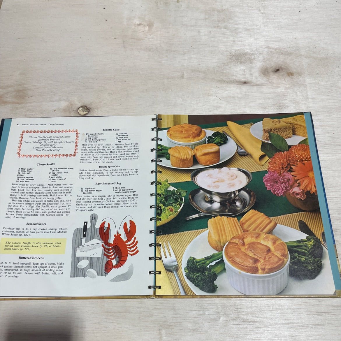 betty crocker's new dinner for two cook book book, by unknown, 1964 Hardcover image 3