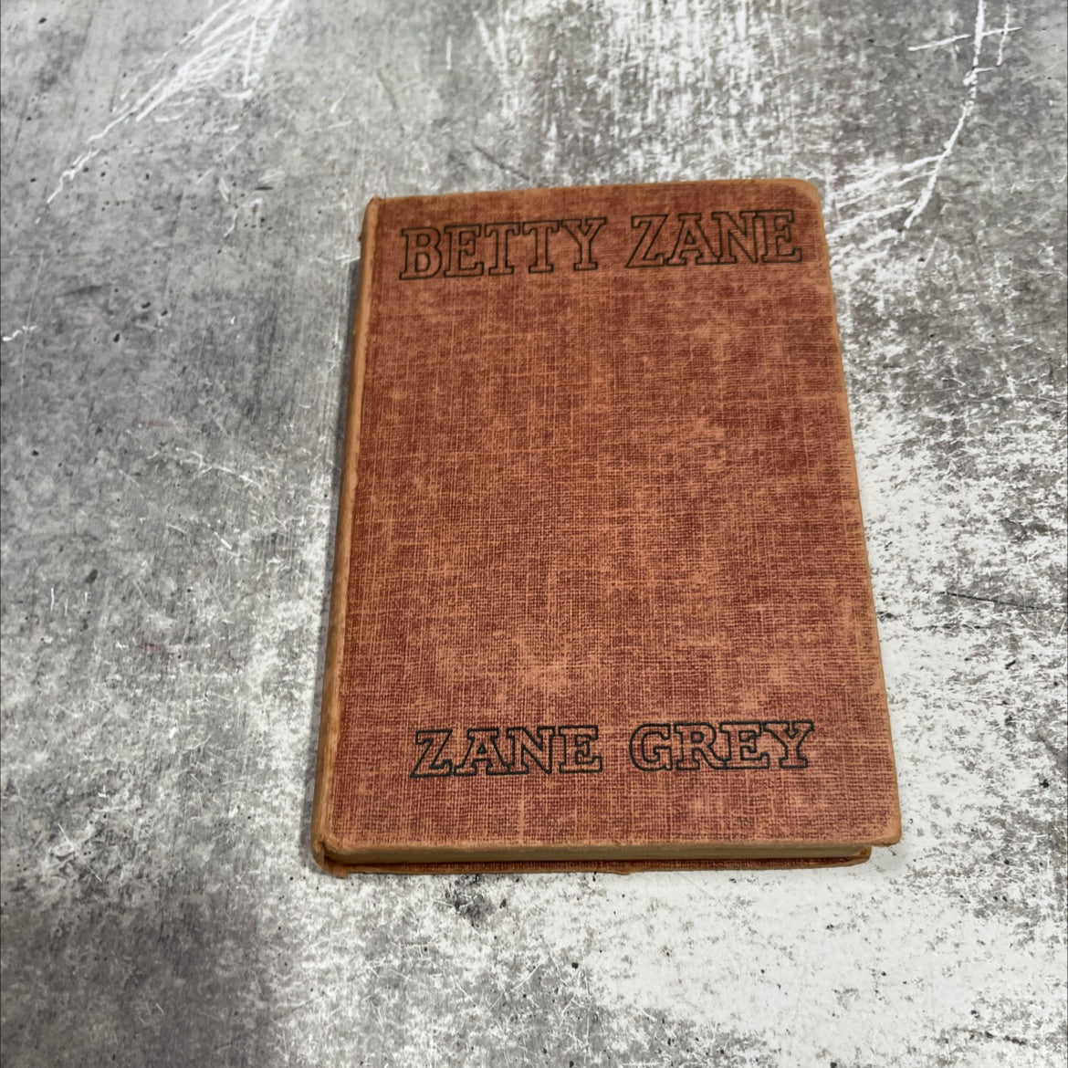 betty zane book, by zane grey, 1933 Hardcover image 1