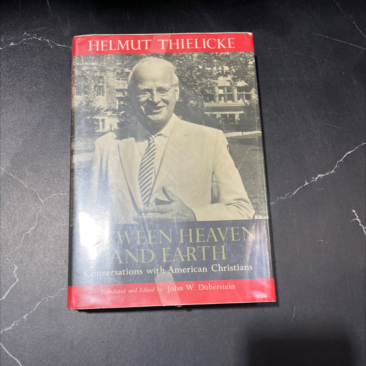 between heaven and earth conversations with american christians book, by helmut thielicke, 1965 Hardcover image 1